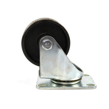 3 inch medium duty plate swivel all-iron casters